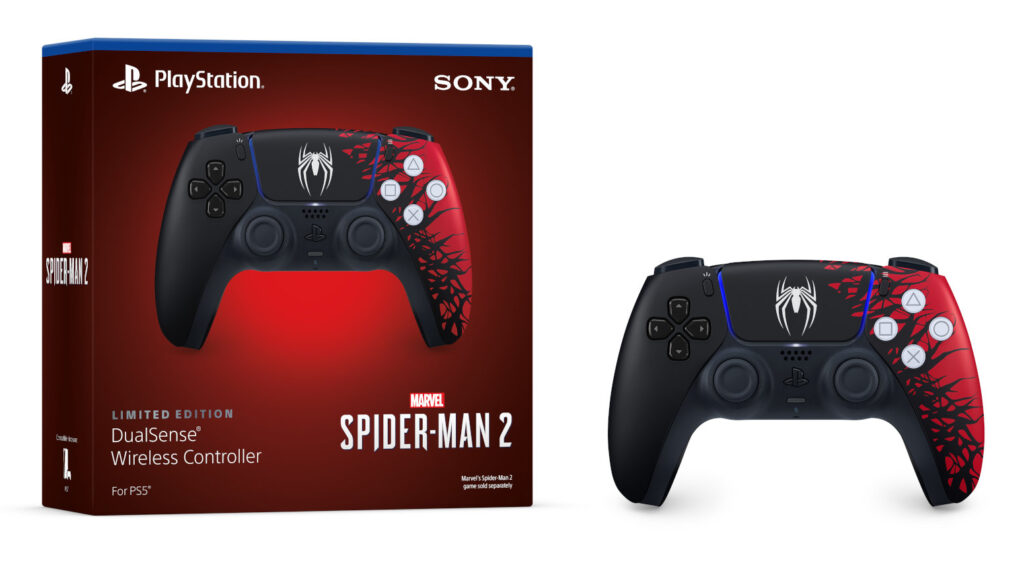 Den DualSense im Spidey-Design gibt es auch separat.