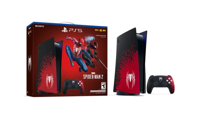 Sony PlayStation 5 im Spider-Man-Design angekündigt.