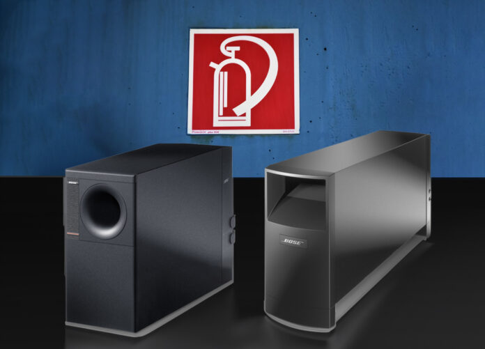 Ältere Subwoofer von BOSE können eine Brandgefahr darstellen