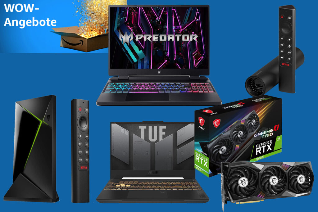 Die Nvidia Deals mit en Shield TV 4K-Playern, Gaming-Laptops und Desktop-Grafikkarten zum Prime Day