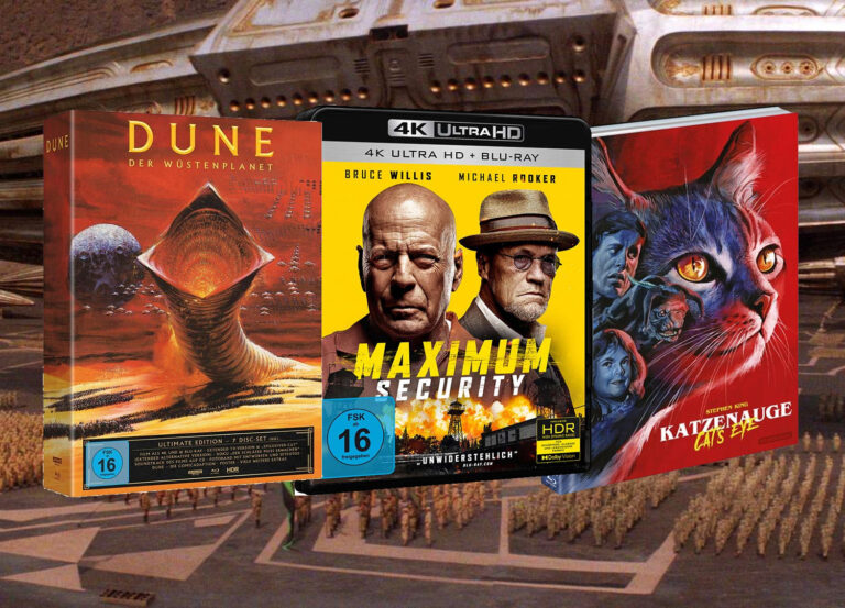 Neue 4K-Vorbesteller im Plaion-Shop: Dune, Maximum Security und Katzenauge (Stephen King)