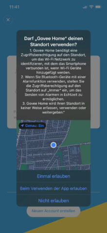 standort-verwenden-govee-home-app