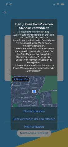 standort-verwenden-govee-home-app