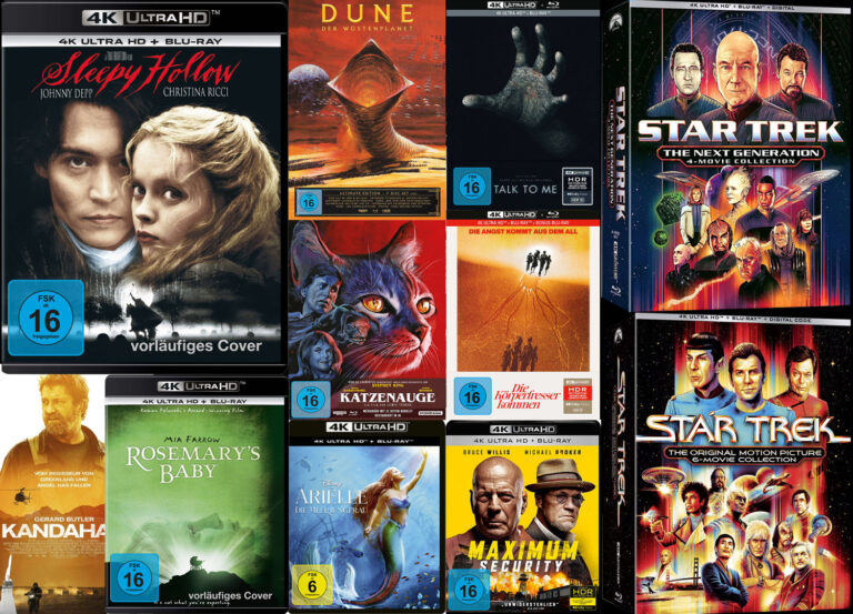 XXL-Update: Neue Film-Vorbesteller auf 4K UHD Blu-ray!