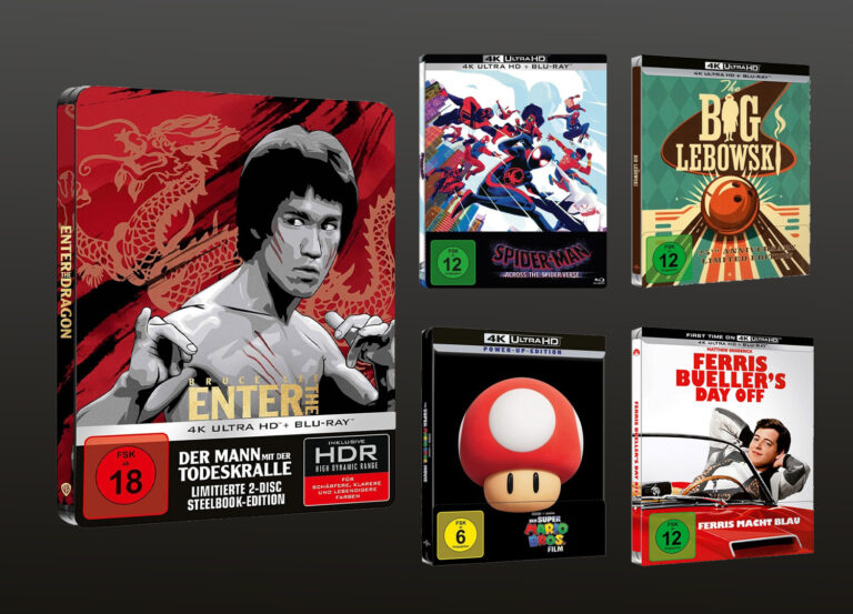 Sichert euch diese heißbegehrten 4K Blu-ray Steelbooks (Spider-Man, Lebowski, Todeskralle)