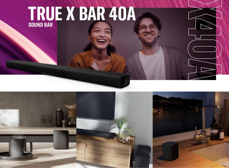 Yamaha stellt TRUE X-System mit Soundbar, Subwoofer und Satelliten-Lautsprechern vor