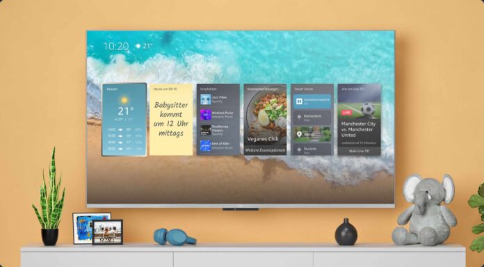 Amazon hievt dynamische Kunstwerke an seine Fire TV Omni QLED.