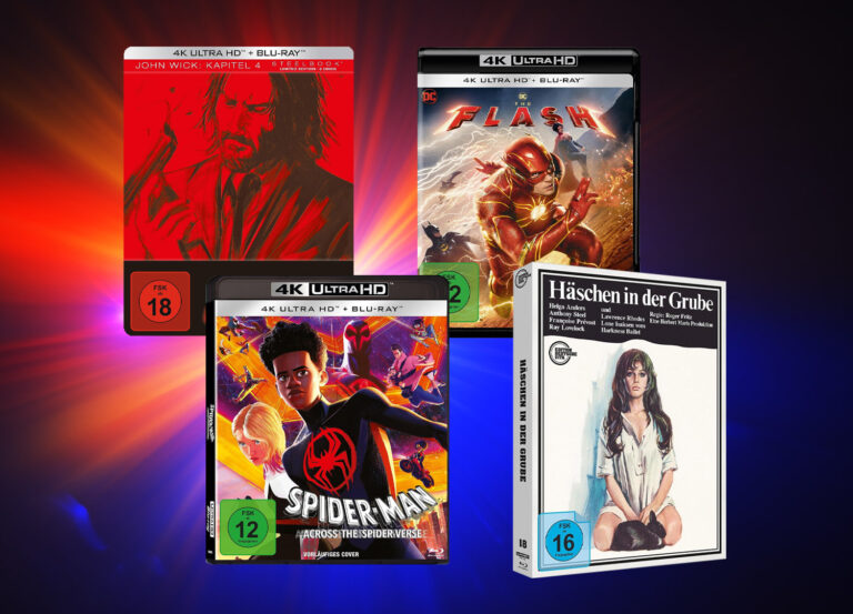 4K UHD Blu-ray Neuheiten der Woche: John Wick 4, The Flash, Spider-Man uvm.