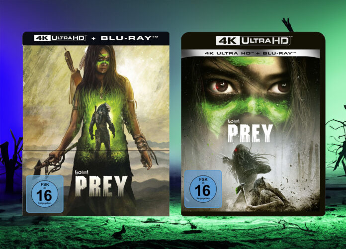 Prey erscheint auf 4K UHD Blu-ray auf Amaray und limitierten Steelbook. Termin ist der 8. Dezember 2023