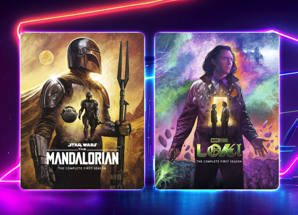 The Mandalorian und Loki Staffel 1 Steelbook 4K Blu-ray vorbestellen