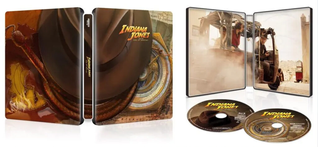 Indiana Jones und das Rad des Schicksals wurde in den USA als 4K Blu-ray Steelbook angekündigt.