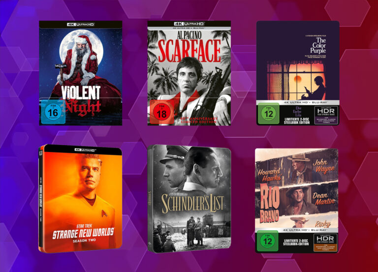 Limitierte 4K UHD Blu-rays jetzt vorbestellen (Scarface, Violent Night, Schindlers Liste, Rio Bravo…)