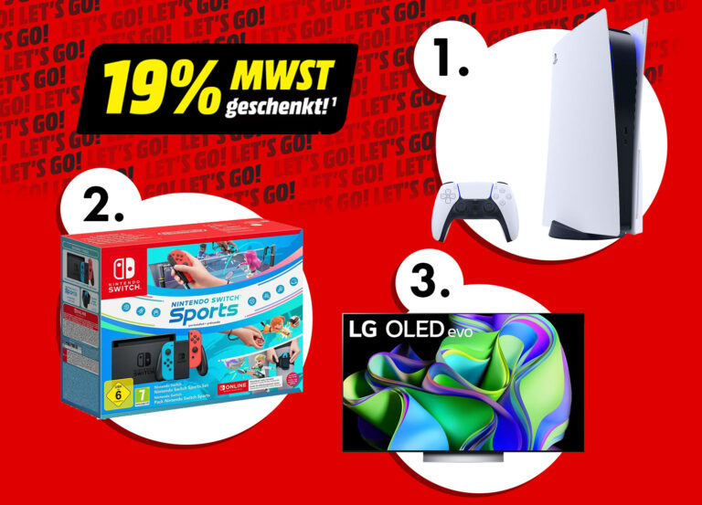 MWST geschenkt: Das sind die 10 beliebtesten Entertainment-Produkte der Media Markt-Aktion