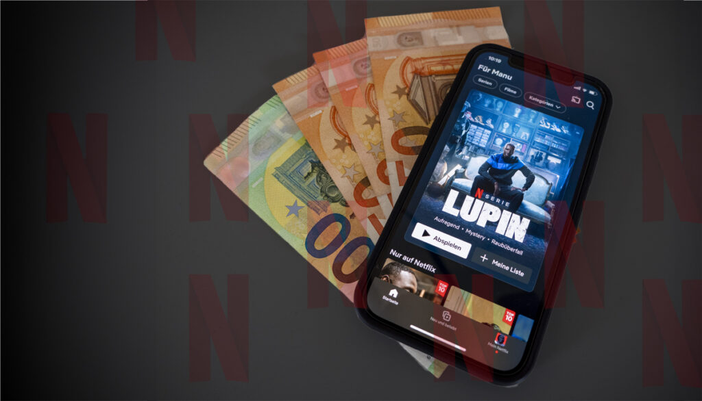 Netflix nimmt auch über Werbung gutes Geld ein.