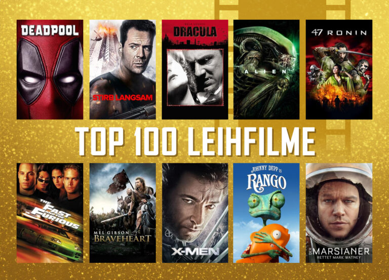 Die 100 beliebtesten Leihfilme in 4K Ultra HD auf iTunes / Apple TV Plus