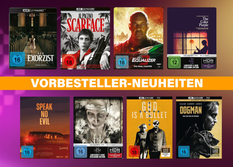 Vorbesteller-Neuheiten auf 4K Ultra HD Blu-ray: Der Exorzist, DogMan, Rio Bravo, Die Farbe Lila…