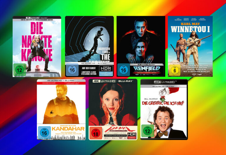 4K UHD Blu-ray Neuheiten Kalenderwoche 48 / 2023 (Renfield, Die nackte Kanone, Winnetou 1…)