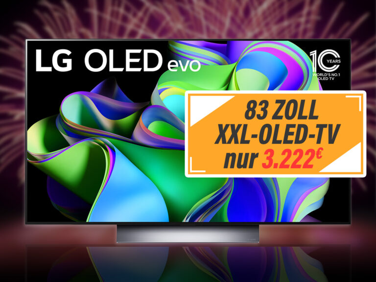 Preis LG C3 83 Zoll XXL-OLED-Fernsehers erreicht neuen Tiefstand