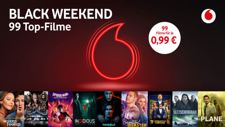 Vodafone GigaTV: 99 Filme für je 99 Cent ausleihen