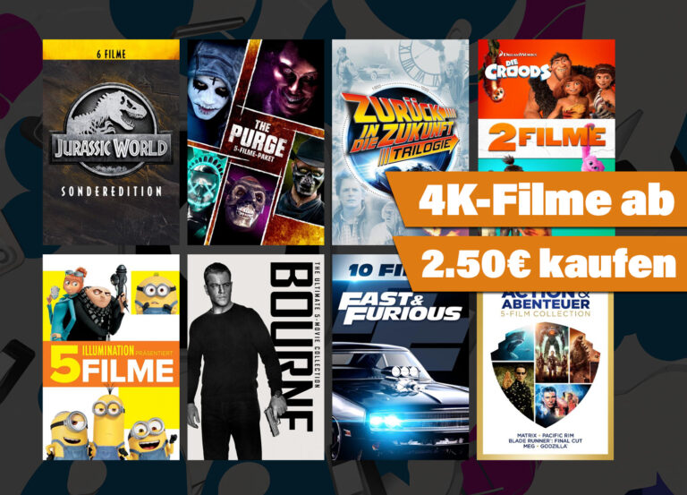 Filmbundle-Offensive: 4K Filme kaufen ab 2.50 Euro auf Apple TV / iTunes!
