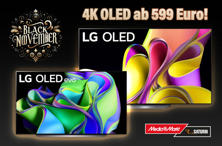 Bestpreise für OLED-Fernseher bei Saturn: OLED TVs ab 599 Euro! (Black November)