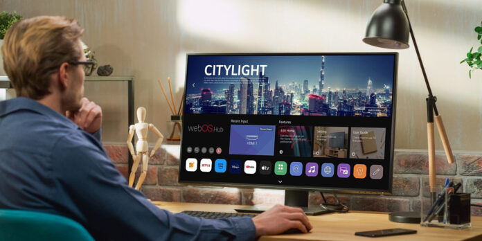 LG stellt den webOS Hub 2.0S vor.