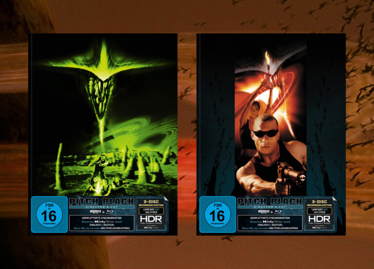 Turbine veröffentlicht „Pitch Black“ erneut auf 4K UHD Blu-ray in zwei limitierten Mediabook-Editionen