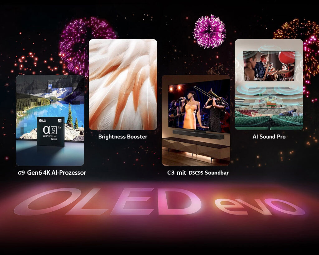 Die Feature-Highlights des LG C3 OLED evo TV!