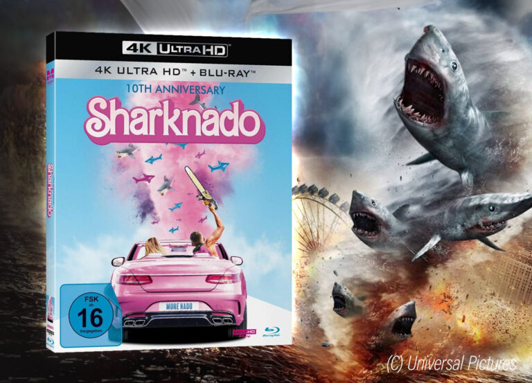 Sharknado feiert 10-Jähriges mit einer limitierten 4K UHD Blu-ray inkl. Extended Cut (500 Exemplare)