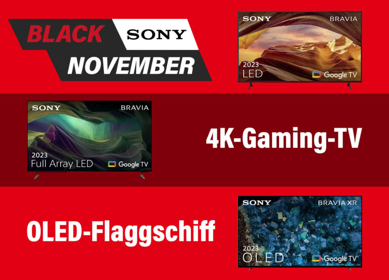 Sony Black November Angebote: Günstige 4K Fernseher mit LCD und OLED!