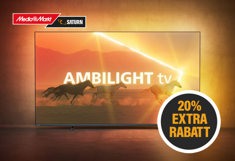 20 Prozent Extra-Rabatt auf Philips Mini-LED-TVs mit 55, 65 und 75 Zoll (Saturn.de)