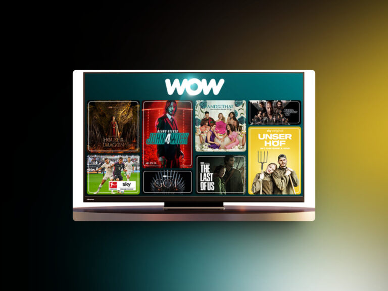 WOW erreicht Smart-TVs und Laser TV-Projektoren von Hisense