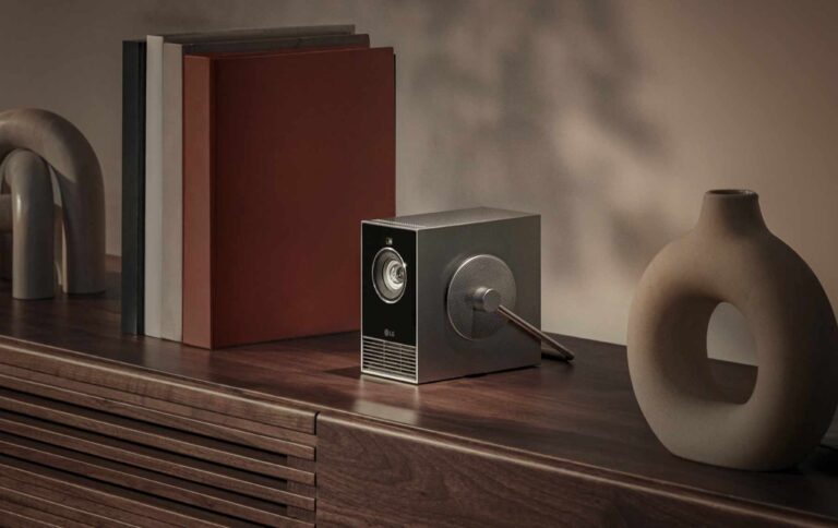 LG CineBeam Qube: 4K-Beamer und Kunstobjekt in einem
