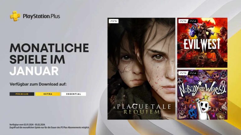 Sony PlayStation Plus Essential: Diese Spiele sind im Januar 2024 gratis