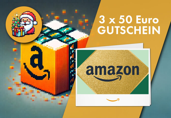 Hinter Gewinnspiel Nr. 5 warten drei 50 Euro Amazon-Gutscheine (Adventskalender)