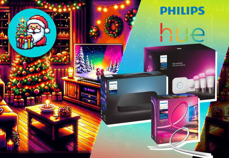 Gewinnspiel: Wir verlosen ein XXL-Paket von Philips Hue mit Hue Play Sync Box, Starterset + Gradient Lightstrip TV