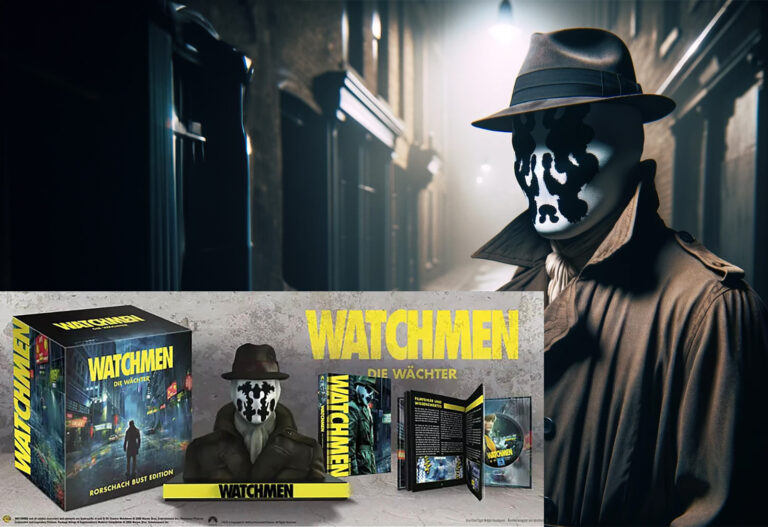 „Watchmen“ erscheint als limitierte 5-Disc-Edition inkl. Rorschach-Büste für 170 Euro!