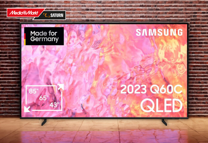 XXL-Fernseher von Samsung zum XS-Preis. Die Q60C 4k QLED TVs in 75 und 85 Zoll bis zu 35% reduziert