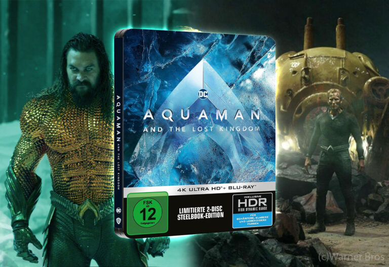 ‚Aquaman 2: Lost Kingdom‘ ab sofort wieder im limitierten 4K Blu-ray Steelbook vorbestellbar