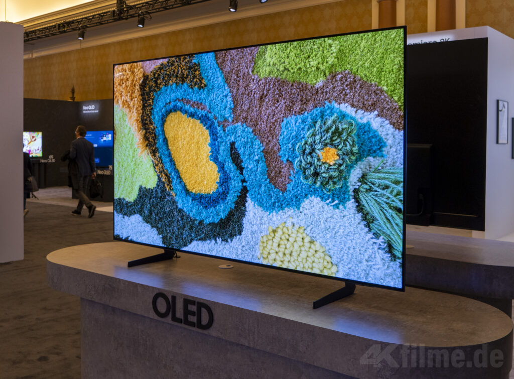 Der Samsung S85D OLED ist etwas weniger brillant in der Farbdarstellung als seine Kollegen