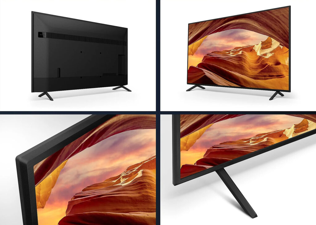 Schmaler Rahmen und schickes Design des Sony X75WL 4K-LCD-TV