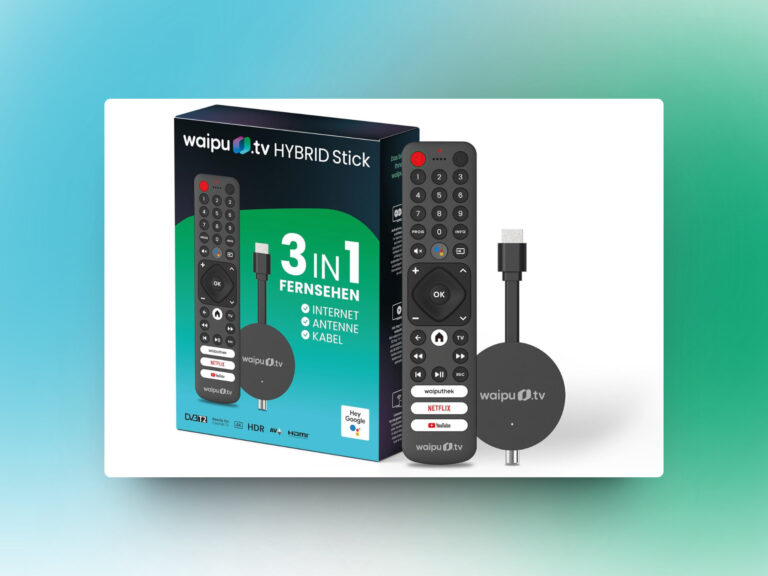 waipu.tv Hybrid Stick: Neuer Streaming-Player für IPTV, DVB-T2 und Kabelfernsehen