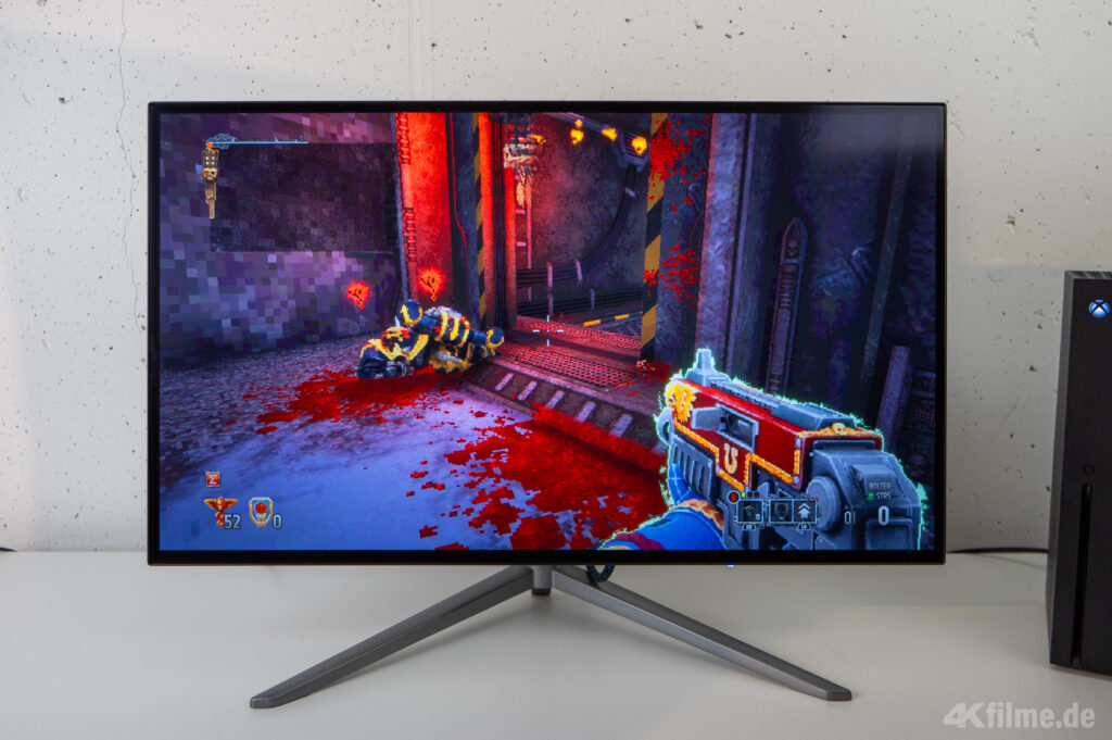 Beim Gaming lässt der KTC G27P6 OLED-Monitor seine Muskeln spielen