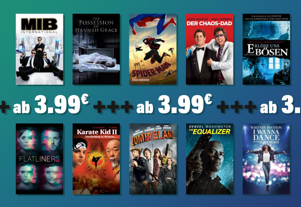Günstige 4K UHD Filme auf Apple TV / iTunes ab 3.99 Euro