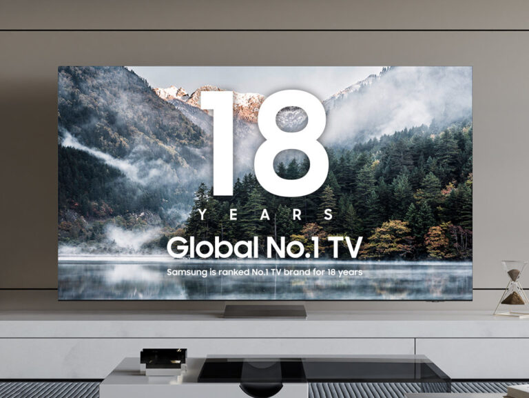 Samsung bleibt TV-Marktführer und trumpft im OLED-Segment auf