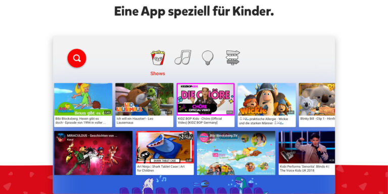 YouTube Kids: Die App für Smart-TVs wird eingestampft