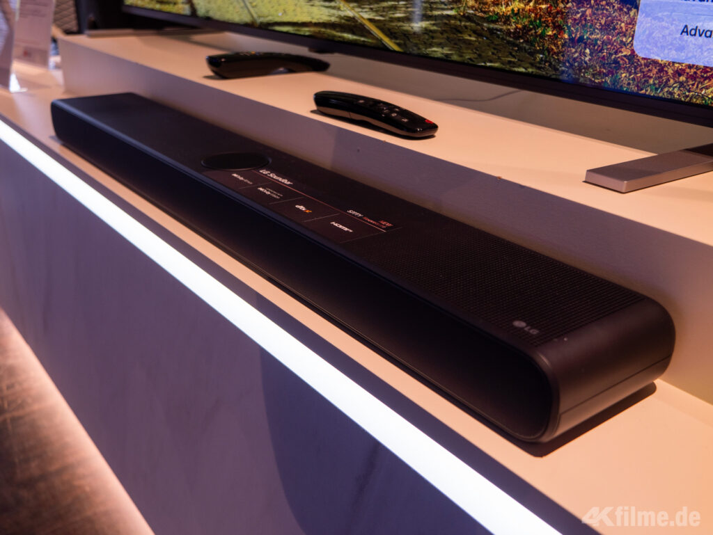 Mein persönliches Highlight: Die stylische DS77TY 3.1.3 Soundbar mit dazu passendem Subwoofer