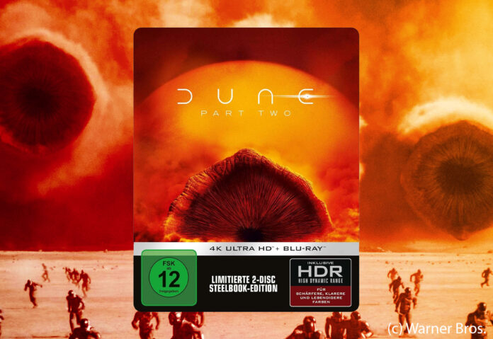 Das Dune 2 (Part Two) 4K UHD Blu-ray Steelbook