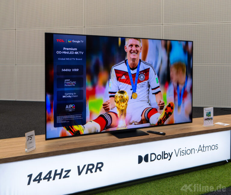 TCL C855 4K Mini-LED-TV 2024: Heller, größer (98 Zoll) und mit mehr Features (DTS:X)