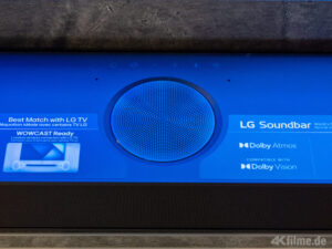 Hochwertige Top Firing Lautsprecher in der DS90TY Soundbar